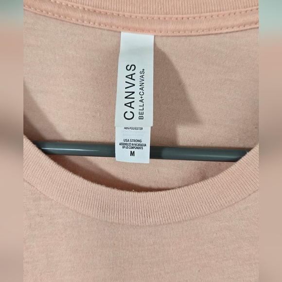 Bella Canvas Pink Graphic Tee Size Medium - Picture 4 of 5